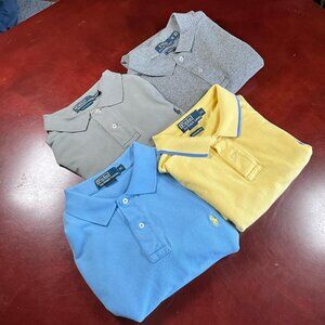Mens Polo Ralph Lauren Polo Classic Light Colors Preppy Shirt 4 Lot (XLarge)